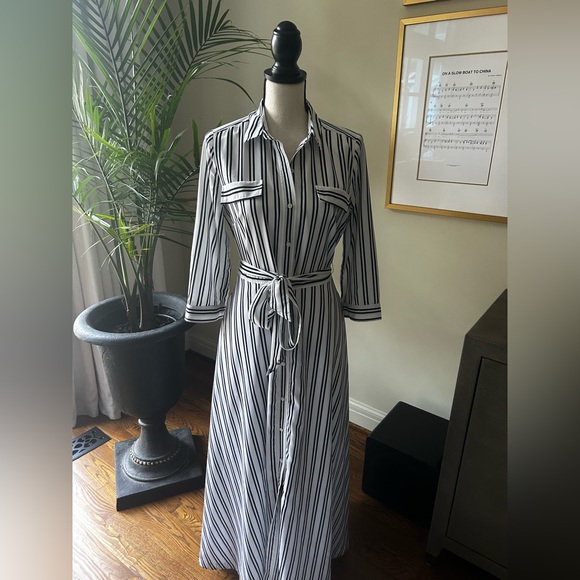 Banana Republic Striped Maxi Dress - Picture 1 of 6